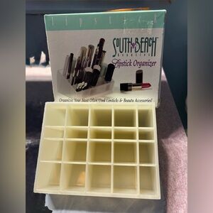 👄💄💋Lipstick Organizer, Vintage, 1996 by South Beach Beauties, NIB.